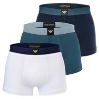 Emporio Armani Bokserice  mornarsko plava / petrol / crna / bijela
