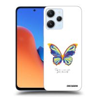 Silikónový čierny obal pre Xiaomi Redmi 12 4G - Diamanty White