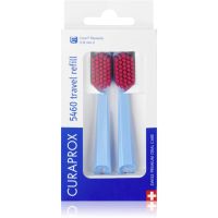 Curaprox Travel Set 2-pack cestovní set náhradní hlavice Blue 2 ks