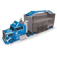 Sparkys Policejní kamion se 4 auty a dopravními značkami