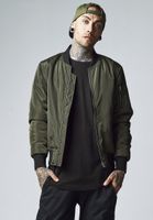 2-Tone Bomber Jacket darkolive/black