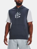 Under Armour Curry Fleece Slvls Hoodie Sweatshirt Grau