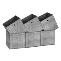 SADA ÚLOŽNÝCH BOXOV, sivá