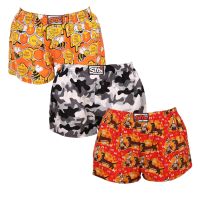 Női bő szárú boxeralsók Styx art klasszikus gumipánt többszínű (3K14744) 3XL