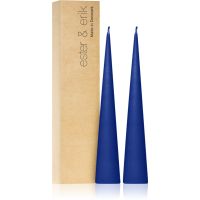 ester & erik cone candles cornflower (no. 48) kerze 2x25 cm