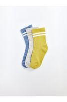 LC Waikiki Lcwk Striped Baby Boy Socks 3-Piece