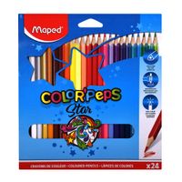 FARBIČKY TROJHRANNÉ 24 FARIEB COLOR PEPS MAPED
