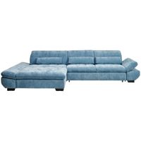 Xora ROHOVÁ SEDAČKA, textil, pastelově modrá