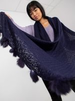 Scarf-AT-SZ-E-318.57P-navy blue