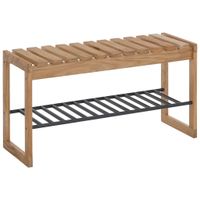 LAVICA DO PREDSIENE, čierna, farba duba, dub, 88/45/30 cm