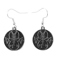 kolczyki Symbol Of Lucifer