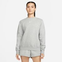 Nike Sportswear Phoenix Fleece Wmns Crew-Neck Sweatshirt Heather Grey - Dámske - Mikina Nike - Sivé - DQ5751-063 - Veľkosť: S