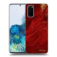 Silikónový čierny obal pre Samsung Galaxy S20 G980F - Red