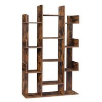 Boxxx REGÁL, hnedá, 86/140/25 cm