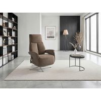 Sit & More RELAXAČNÉ KRESLO, textil, hnedá