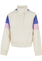 Girls' Light 3-Tone Tug of Choice Jacket White Sand/Purpleday/Girlypink