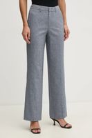 OUI pantaloni din amestec de in