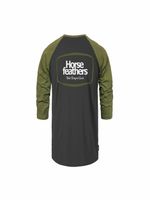 Horsefeathers Bronco Raglan Póló Fekete