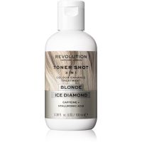 Revolution Haircare Toner Shot Blonde Ice Diamond nährende Tönungs-Maske 3in1 Farbton Ice Diamond 100 ml