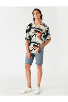 Koton Layered Leg Gabardine Shorts