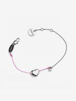 Vuch Shiny Heart Pink Armband Silber