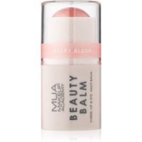 MUA Makeup Academy Beauty Balm kremasto rdečilo v paličici odtenek Berry Blush 4 g