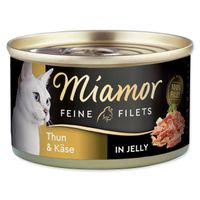 Konzerva MIAMOR Feine Filets tuňák + sýr v želé 100g