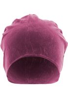 Stonewashed Jersey Beanie Purple