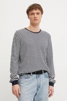 Pepe Jeans Sveter s prímesou ľanu Pepe Jeans LAYNE STRIPES