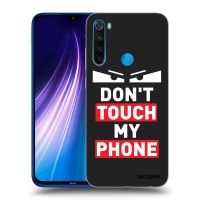 Silikónový čierny obal pre Xiaomi Redmi Note 8 - Shadow Eye - Transparent