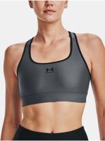 Šedá sportovní podprsenka Under Armour HG Armour Mid Padless