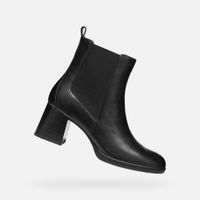 Black women's ankle boots Geox Walk Pleasure 55 - Women's