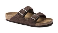 Birkenstock Arizona Nubuck Leather Narrow Fit Muži - Sandály Birkenstock - Hnědá - 1022555-5.5 - Size: 5.5