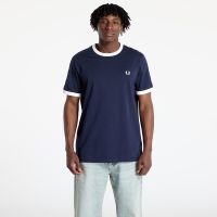 Μπλουζάκι FRED PERRY Taped Ringer T-Shirt Carbon Blue XL