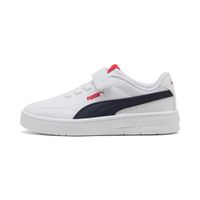 PUMA Court Classic Clean Sneakers Kinder, Schuhe, Weiß, 32