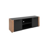 MID.YOU NÍZKA KOMODA, antracitová, dub artisan, 138/47,5/34,5 cm