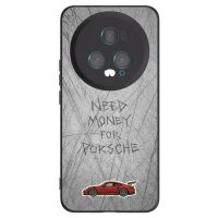 Silikónový čierny obal pre Honor Magic5 Pro - Garage Scratch