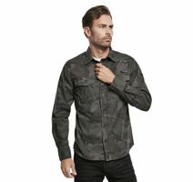 herrenhemd BRANDIT - Herren Hemd Slim - Wald L