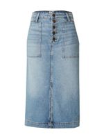 Lee Suknja 'PATCH POCKET MIDI SKIRT'  plava