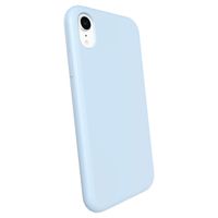 Liquid case Apple iPhone XR - Vlastné gravírovanie - Modrá