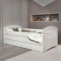 MID.YOU POSTEĽ PRE DETI A MLÁDEŽ 80/140 cm, biela