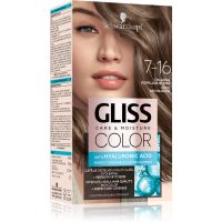 Schwarzkopf Gliss Color permanentna barva za lase odtenek 7-16 Cool Ash Blonde 1 kos