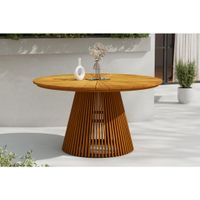 Ambia Garden ZÁHRADNÝ STÔL, drevo, 140/76/140 cm