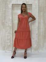 Edoti Frill maxi dress - DL