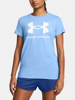 Under Armour UA Rival Logo SS Koszulka Niebieski