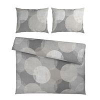 Esposa POSTEĽNÁ BIELIZEŇ, flanel, antracitová, 200/200 cm