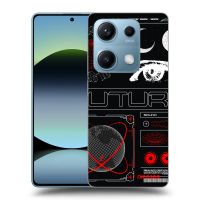 Silikónový čierny obal pre Xiaomi Redmi Note 14S - WAVES