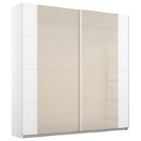 Rauch Möbel SKŘÍŇ S POSUVNÝMI DVEŘMI, bílá, šampaňská, 181/210/62 cm