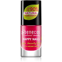 Benecos Happy Nails зміцнюючий лак для нігтів відтінок Hot Summer 5 мл