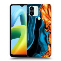 Silikónový čierny obal pre Xiaomi Redmi A2 - Gold blue